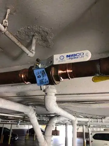 Copper pipe repair and valve work for Backflow Testing in Angelica
